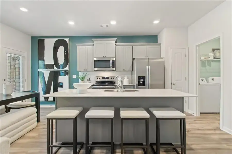 Furnished interior view inside a new home in Diamante, Stockbridge (Image 26).