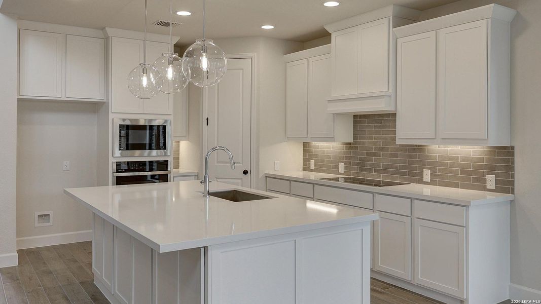 Furnished interior view inside a new home in Alsatian Oaks, Castroville (Image 14).