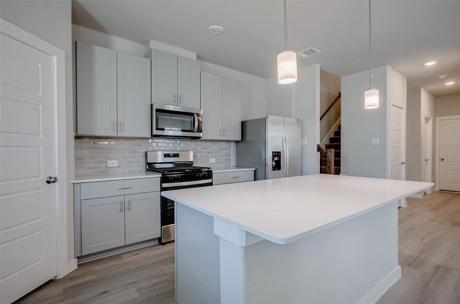 Furnished interior view inside a new home in McClendon Park Village, Houston (Image 10). Furnished interior view inside a new home in McClendon Park Village, Houston (Image 10).
