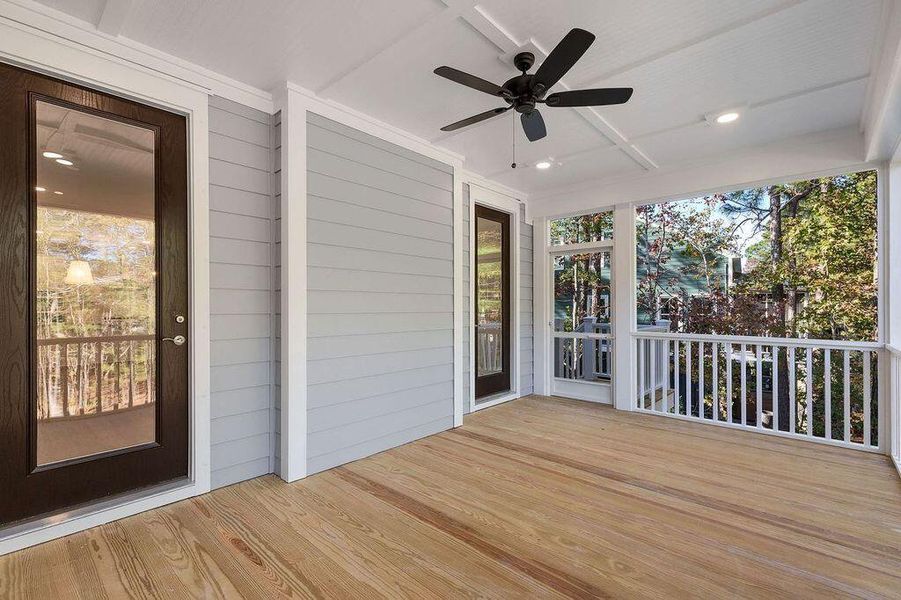Exterior details and patio area of a home in Kings River Preserve, Hollywood (Image 26).