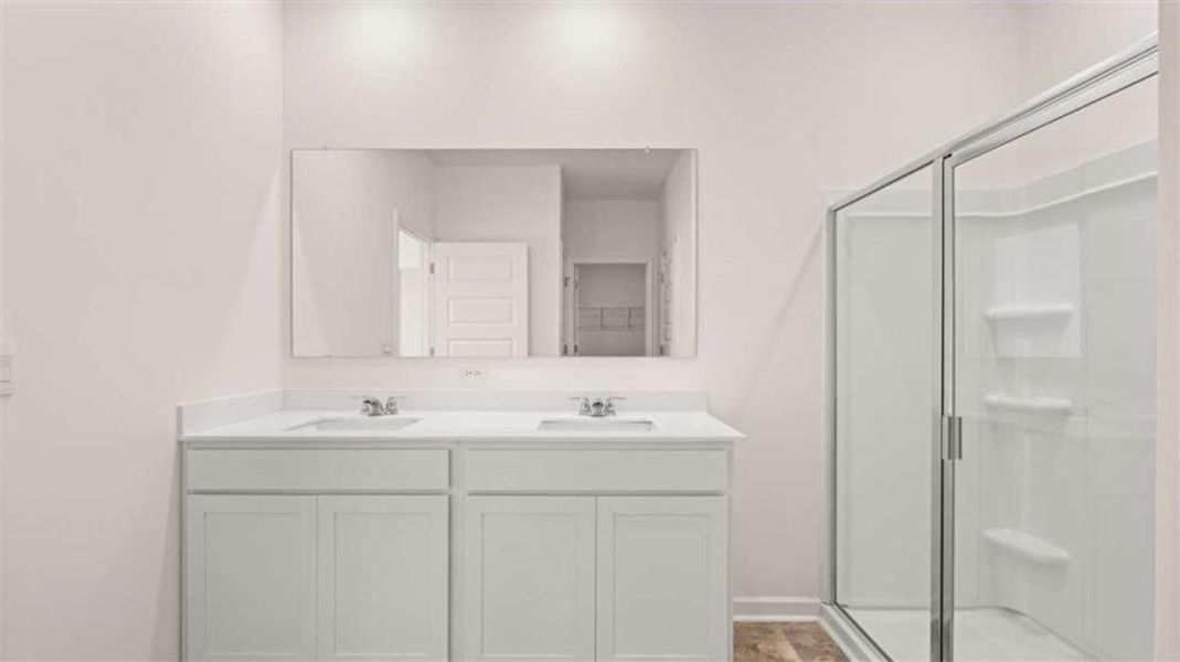 Furnished interior view inside a new home in Oakchase at Hampton, Hampton (Image 6).