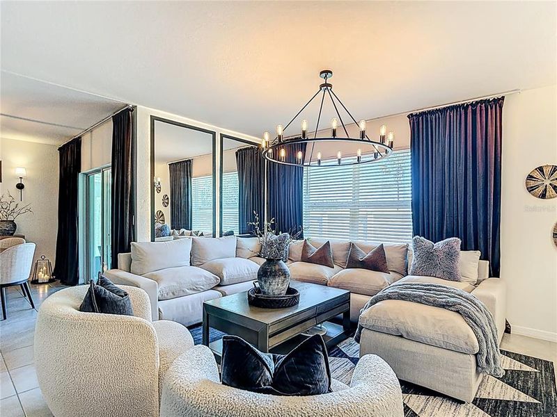 Furnished interior view inside a new home in , San Antonio (Image 57).