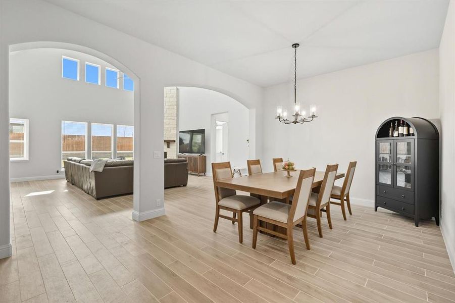 Furnished interior view inside a new home in , Justin (Image 15).
