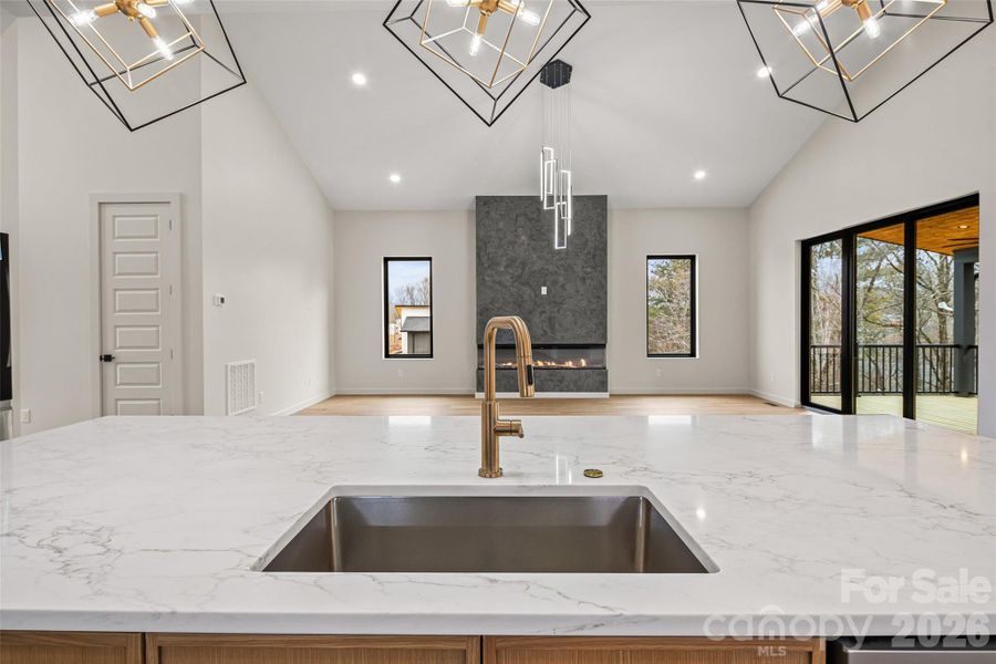 Furnished interior view inside a new home in , Asheville (Image 6).