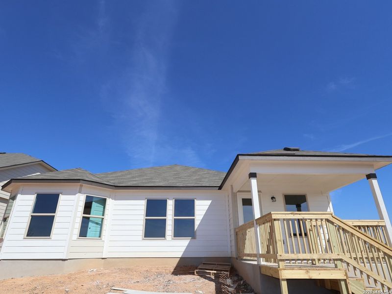 Exterior details and patio area of a home in Paloma Park, Converse (Image 3). Exterior details and patio area of a home in Paloma Park, Converse (Image 3).