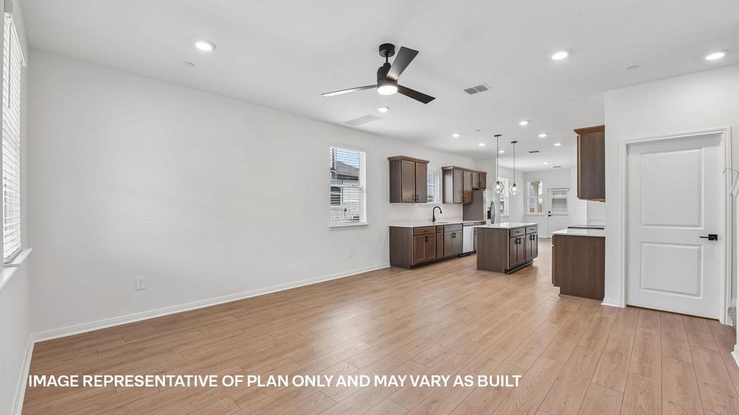 Furnished interior view inside a new home in Avery Centre, Round Rock (Image 12).