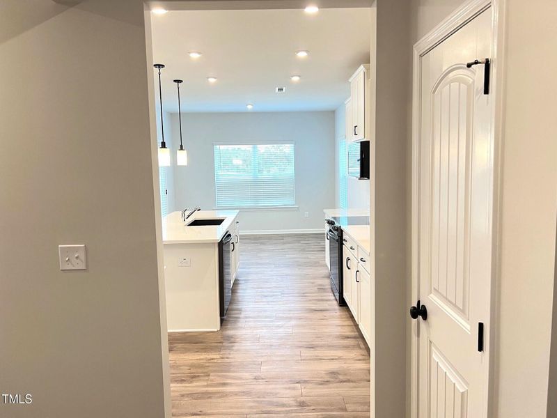 Mudroom into Kit