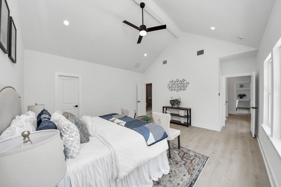 Furnished interior view inside a new home in , Houston (Image 10).