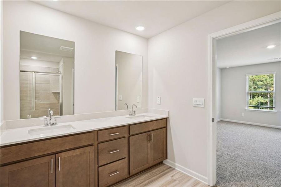 Furnished interior view inside a new home in Ivey Township, Dallas (Image 12). Furnished interior view inside a new home in Ivey Township, Dallas (Image 12).