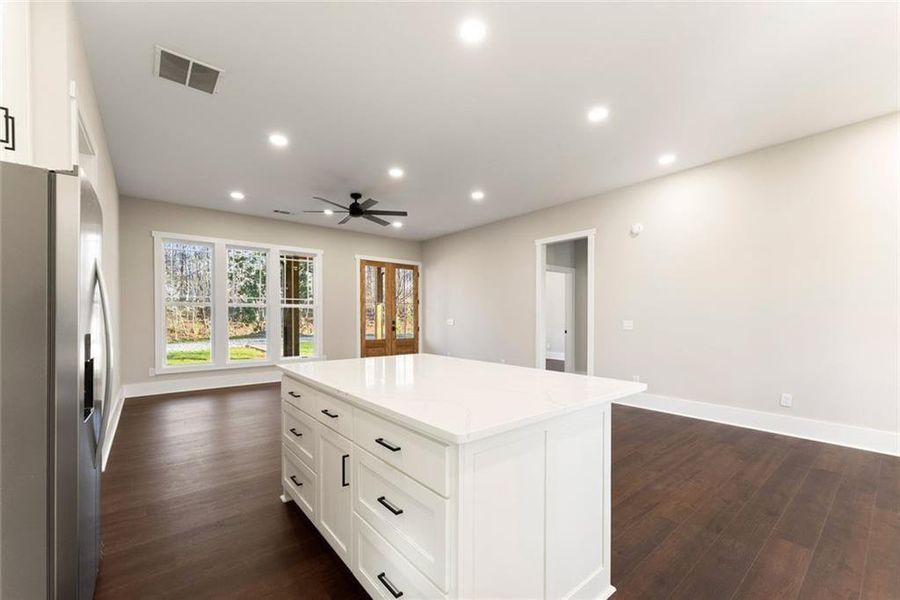 Furnished interior view inside a new home in , Sautee Nacoochee (Image 13).