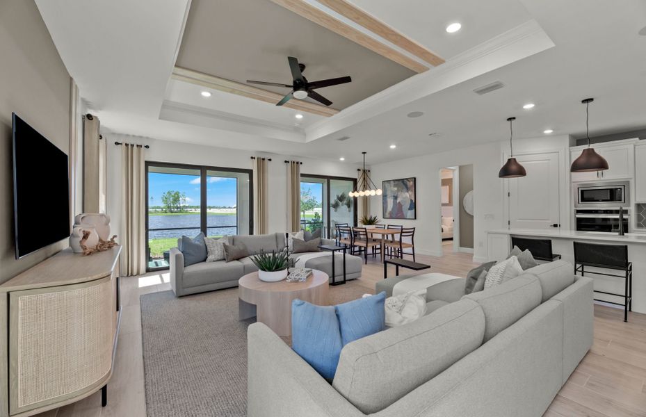 Representative furnished interior of a home built from the Mystique by Pulte Homes in Arbor Oaks, North Port (Image 14).