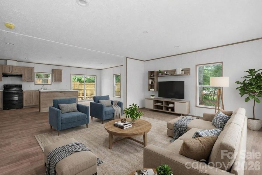 Furnished interior view inside a new home in , Lincolnton (Image 12).