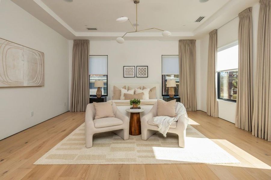 Furnished interior view inside a new home in , Atlanta (Image 6).