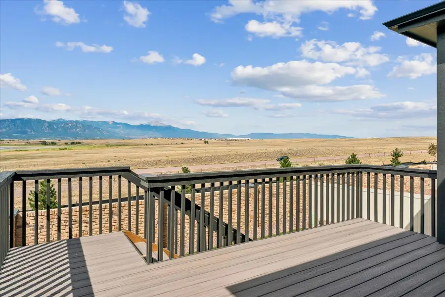 Exterior details and patio area of a home in The Trails at Aspen Ridge, Colorado Springs (Image 3). Exterior details and patio area of a home in The Trails at Aspen Ridge, Colorado Springs (Image 3).