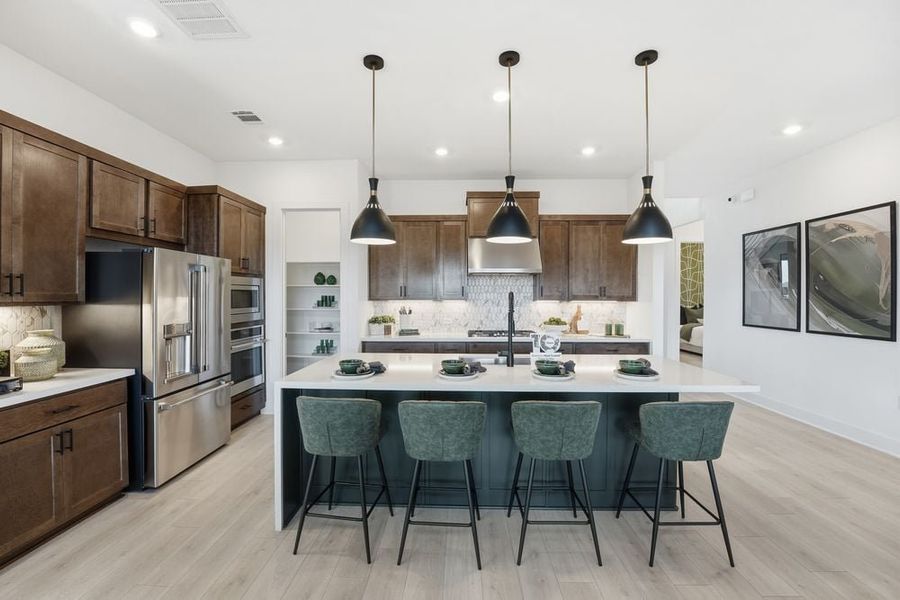 Representative furnished interior of a home built from the Mesa by Taylor Morrison in Silverleaf 60s, Cedar Creek (Image 4).