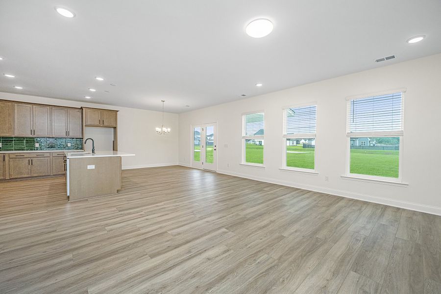 Representative unfurnished interior of a home built from the Adams by Center Park Homes in Central Estates, Summerville (Image 13).