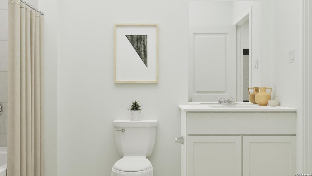 Furnished interior view inside a new home in Juniper Ranch, Spring Branch (Image 14).