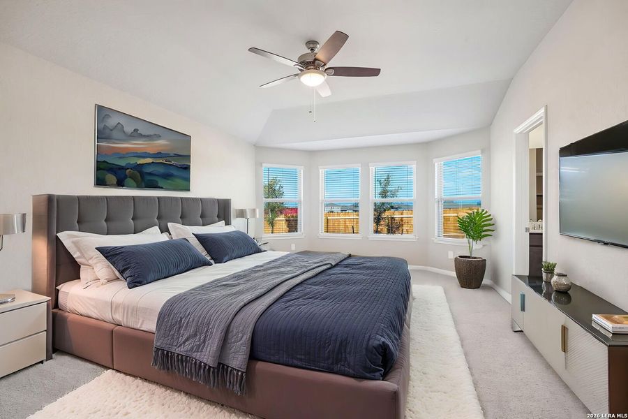 Furnished interior view inside a new home in Remington Ranch, San Antonio (Image 14).