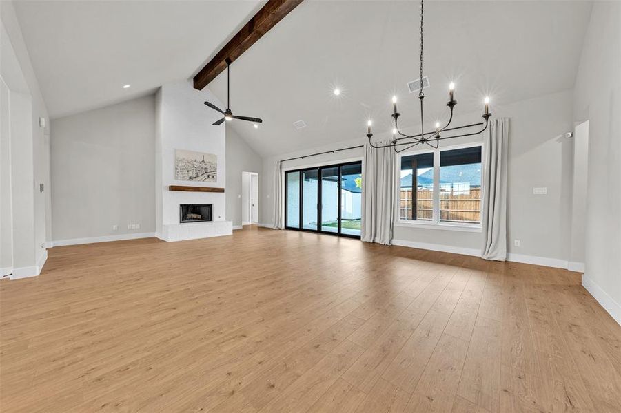 Spacious, unfurnished interior of a new home in LeTara, Haslet (Image 32). Spacious, unfurnished interior of a new home in LeTara, Haslet (Image 32).