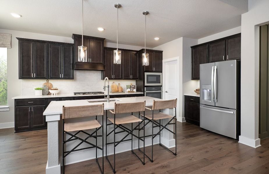 Furnished interior view inside a new home in Discovery Collection at Union Park, Little Elm (Image 6).