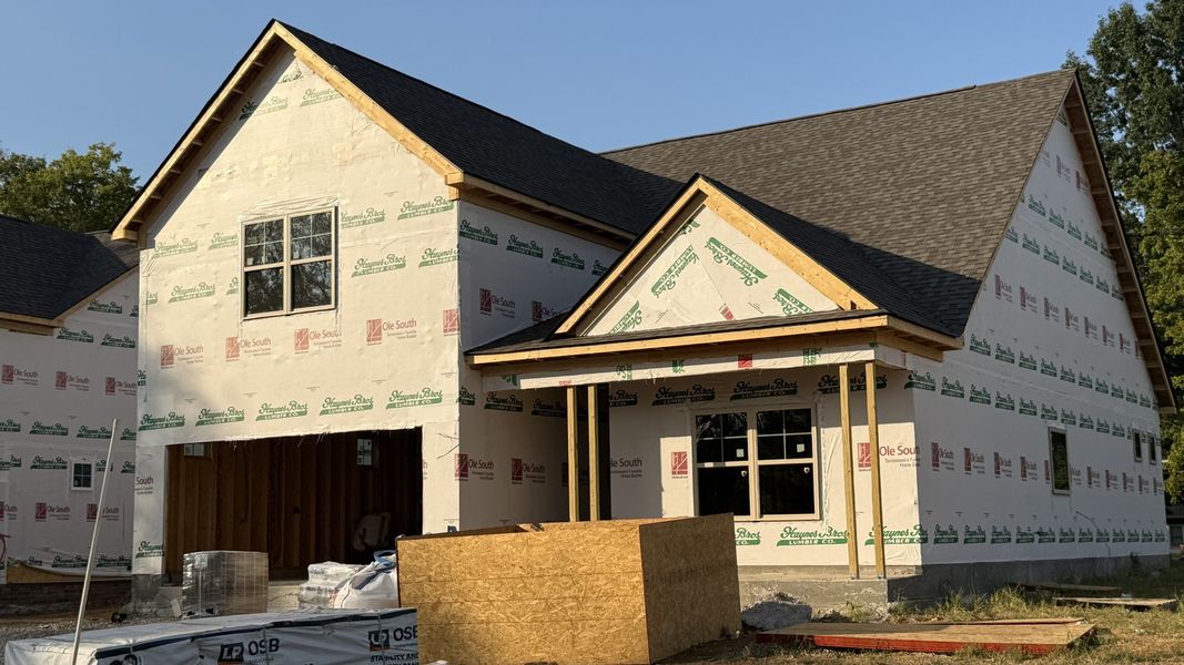 In-progress construction of a new home in Robinson Meadows, Murfreesboro, TN (Image 14).