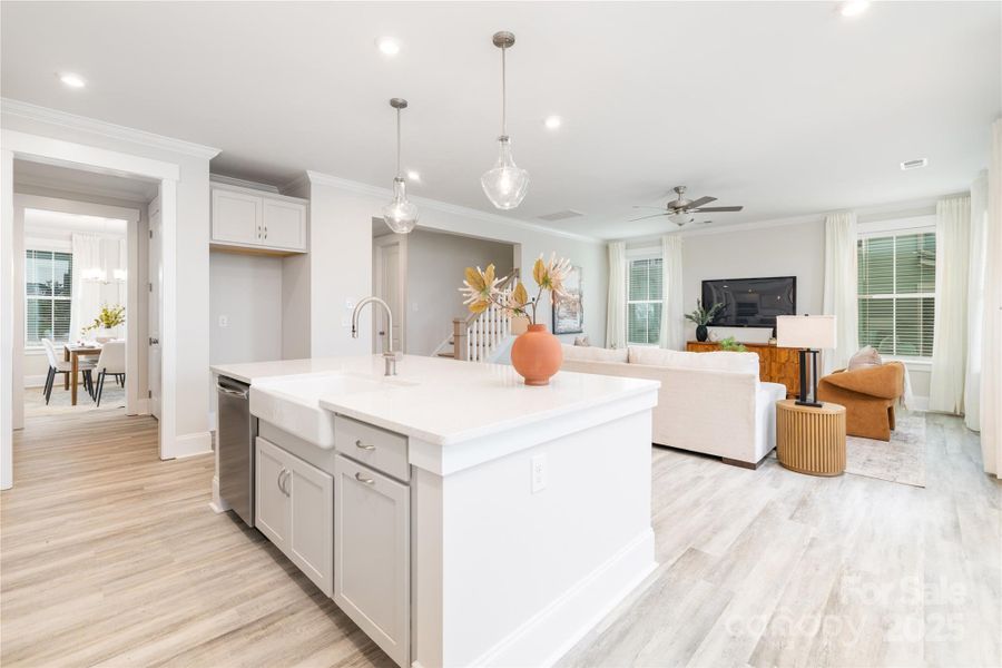 Furnished interior view inside a new home in Riverwalk, Rock Hill (Image 13).