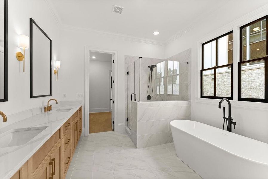 Furnished interior view inside a new home in , Marietta (Image 7).