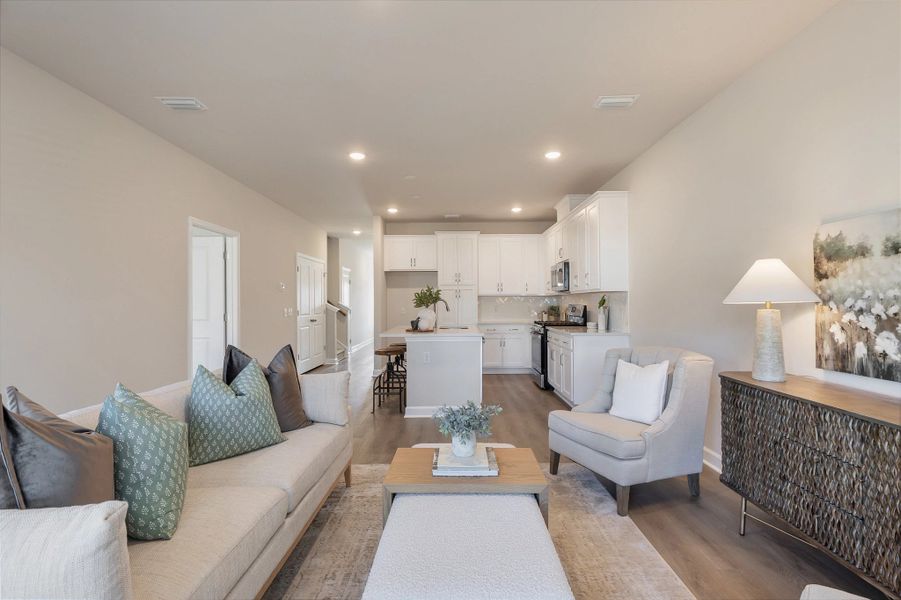 Furnished interior view inside a new home in Hammock Walk at Nexton, Summerville (Image 8).