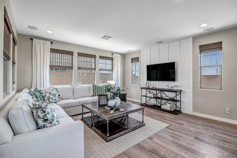 Furnished interior view inside a new home in Ironwood Villages at North Creek, Queen Creek (Image 20).
