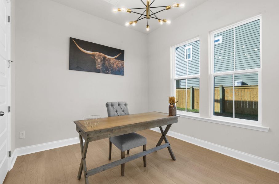Furnished interior view inside a new home in Heron's Walk at Summers Corner, Summerville (Image 7).