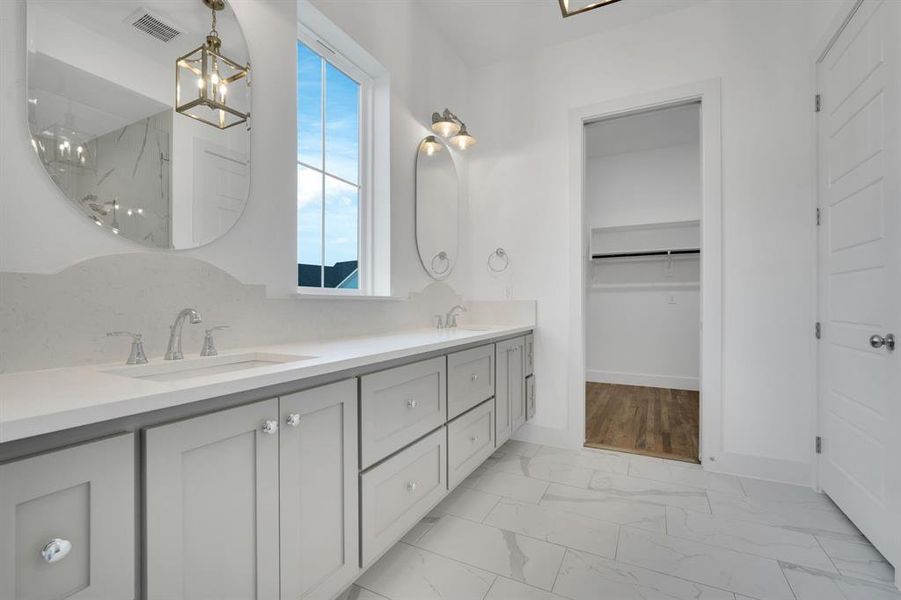 Furnished interior view inside a new home in , Midlothian (Image 11).