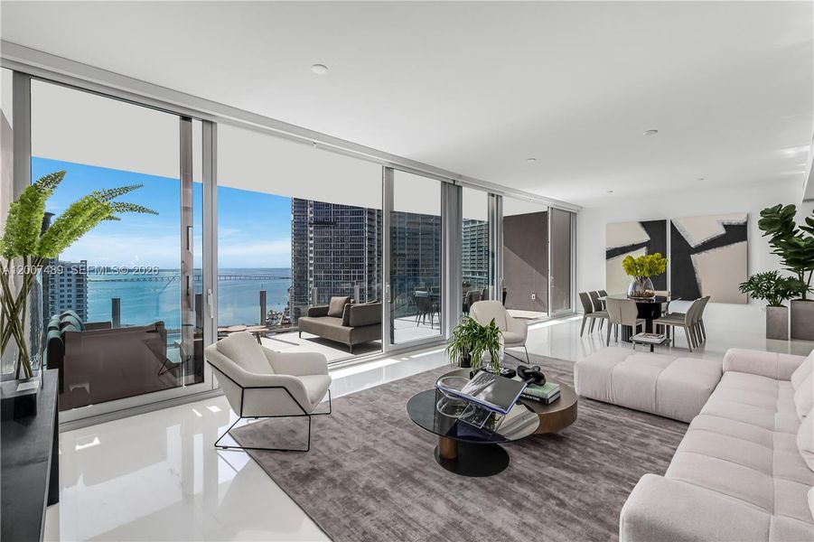 Furnished interior view inside a new home in , Miami (Image 16). Furnished interior view inside a new home in , Miami (Image 16).