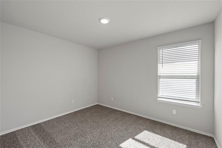 Carpeted spare room featuring baseboards Carpeted spare room featuring baseboards