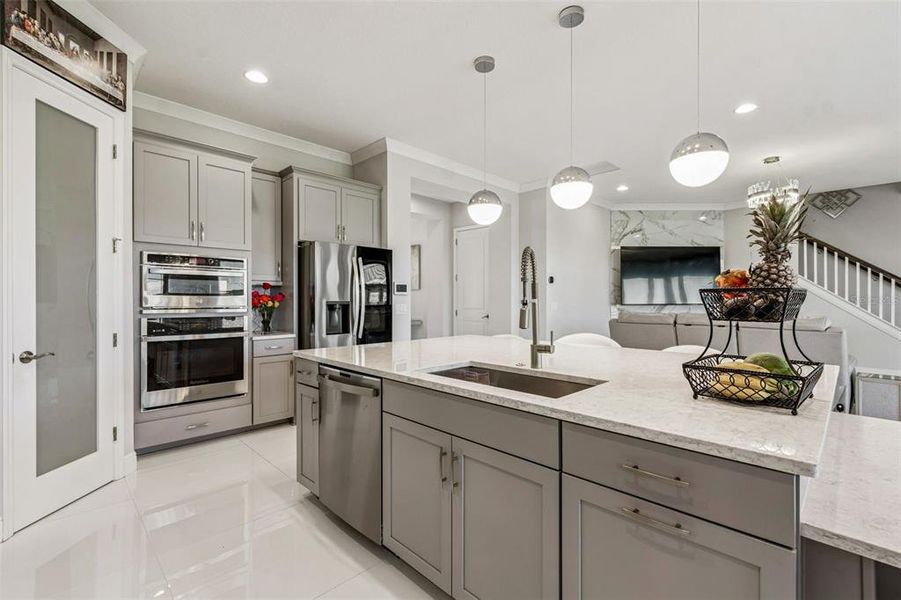 Furnished interior view inside a new home in Mirada, San Antonio (Image 4).