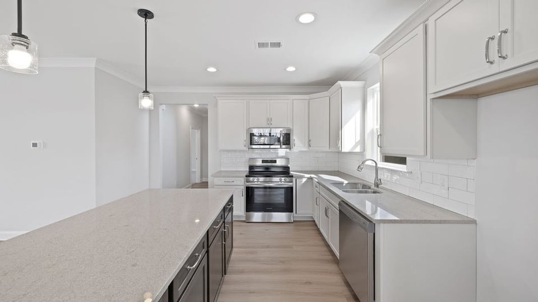 Furnished interior view inside a new home in Sunset Summits, Spartanburg (Image 5).