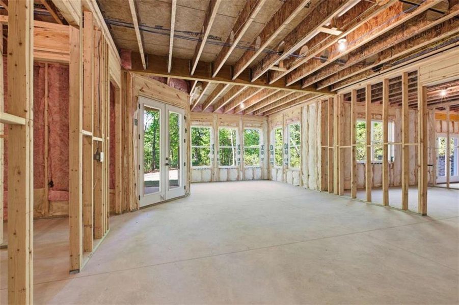 In-progress construction of a new home in , Clarkesville, GA (Image 59).