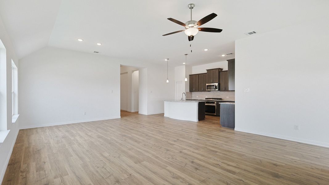 Furnished interior view inside a new home in Southern Pointe, College Station (Image 7).