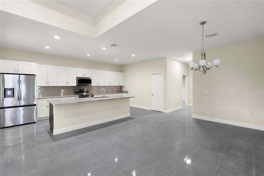 Furnished interior view inside a new home in , Lehigh Acres (Image 7).