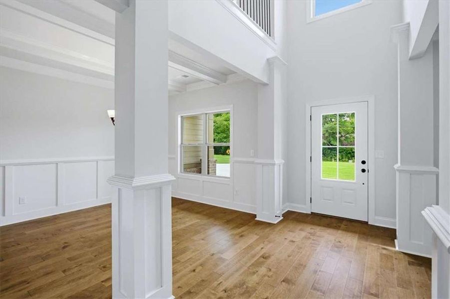 Spacious, unfurnished interior of a new home in , Stockbridge (Image 26).