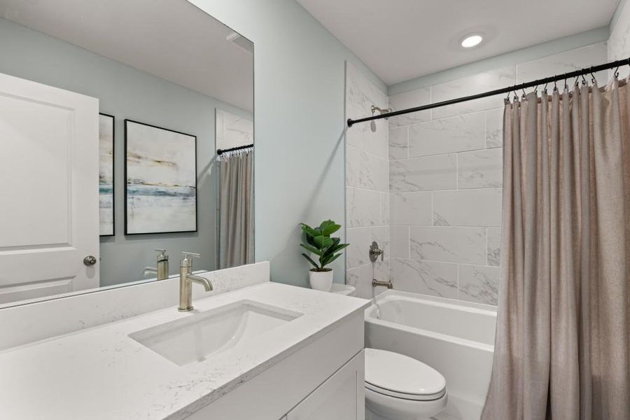 Furnished interior view inside a new home in Twelve Parks 55+, Sharpsburg (Image 7).