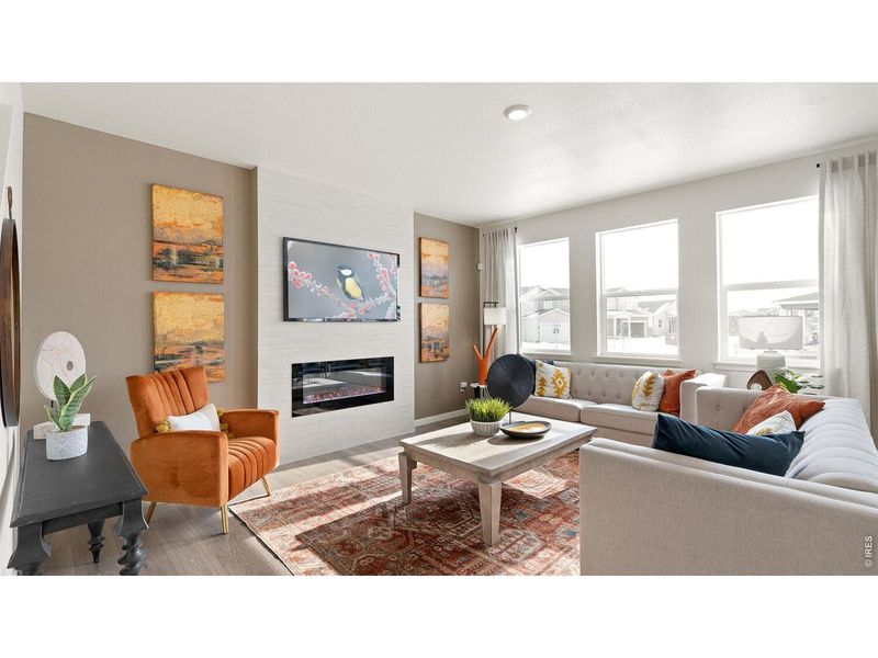 Furnished interior view inside a new home in Hansen Farm, Fort Collins (Image 25).