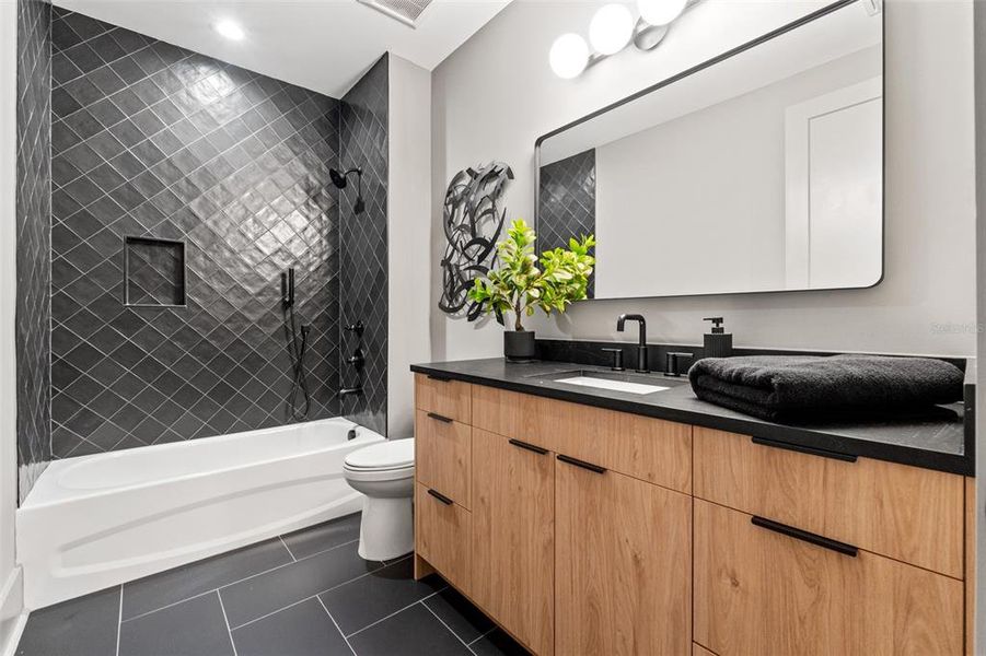 Furnished interior view inside a new home in , Tampa (Image 56).