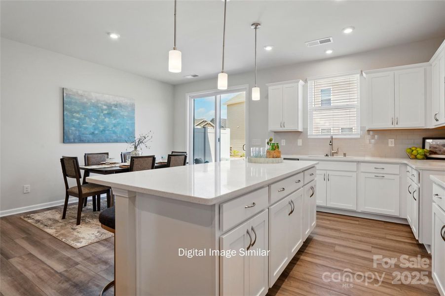 Furnished interior view inside a new home in Bailey Run, Charlotte (Image 12).