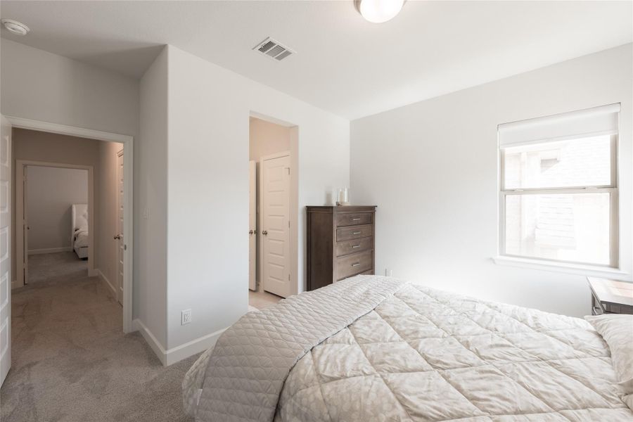 Furnished interior view inside a new home in Elyson, Katy (Image 38).