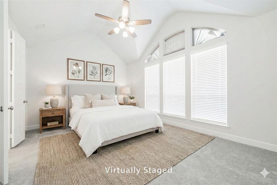 Furnished interior view inside a new home in Ventana 70', Fort Worth (Image 10).