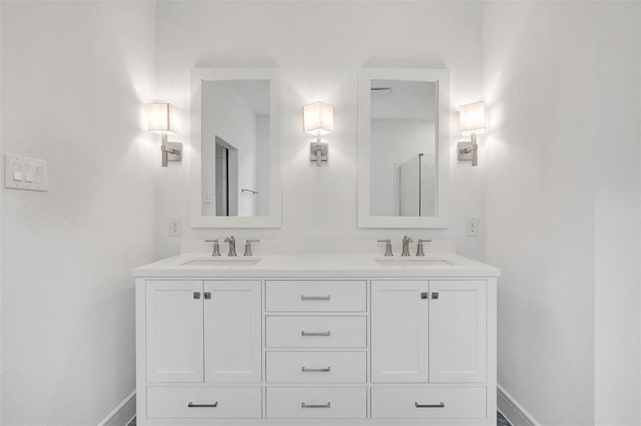 Furnished interior view inside a new home in Creekshaw, Royse City (Image 26).