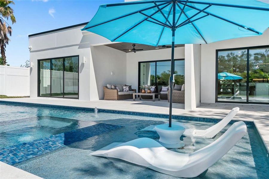 Furnished interior view inside a new home in , Sarasota (Image 55).