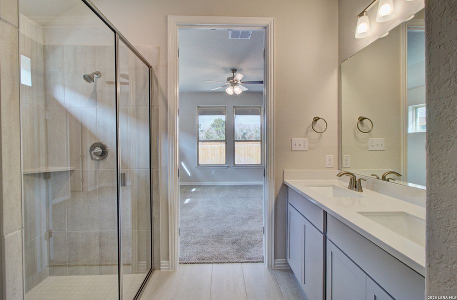 Furnished interior view inside a new home in Clear Creek, New Braunfels (Image 6).