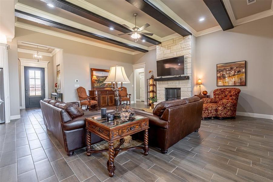 Furnished interior view inside a new home in , Stephenville (Image 18).