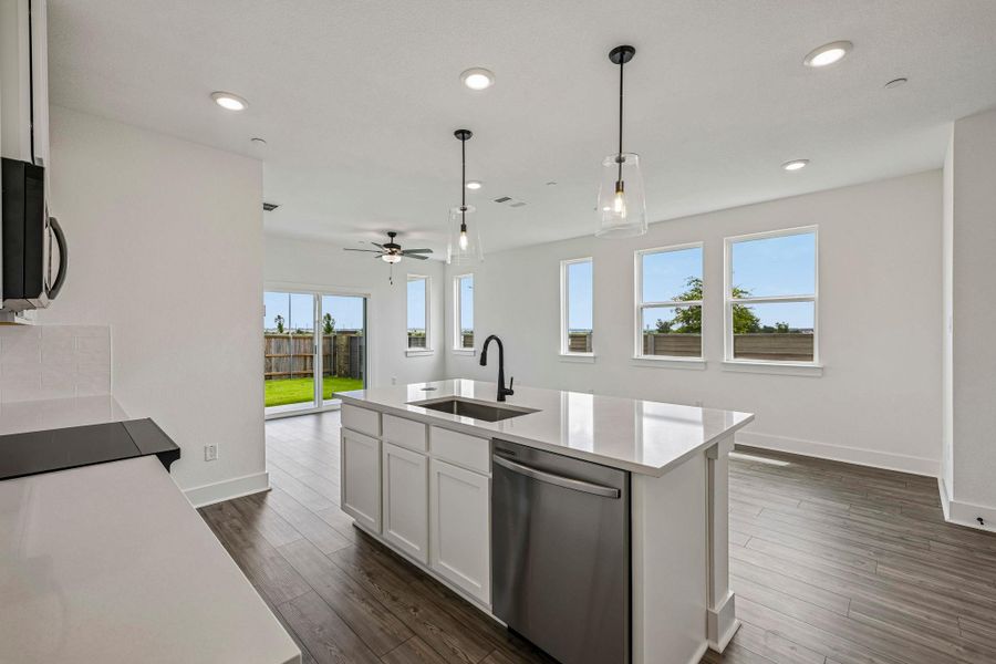 Furnished interior view inside a new home in Avery Centre, Round Rock (Image 5).
